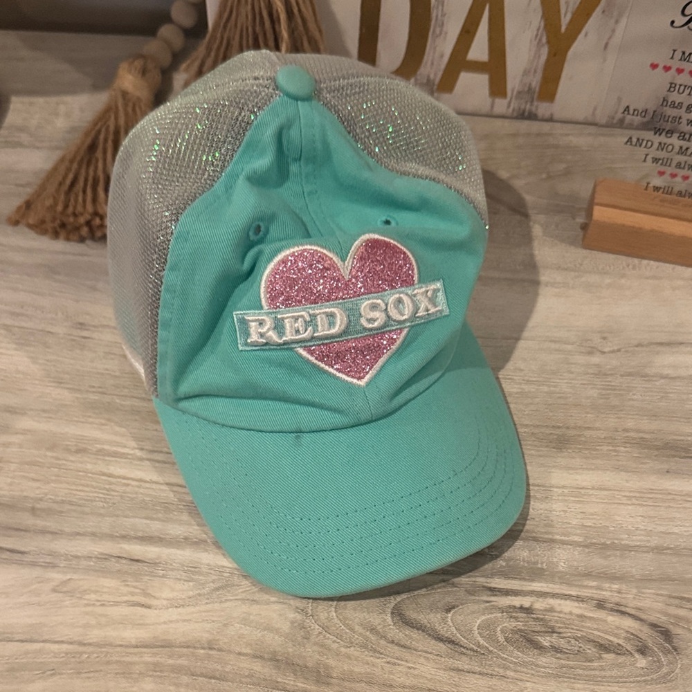 Red Sox Kids' Teal and Pink Cap